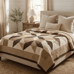 Brown Sugar Star Quilt Pattern PDF, Beginner Friendly view products/images/be9eaa3f-a7a2-4f5a-a7c1-92c7c539ebfd.png
